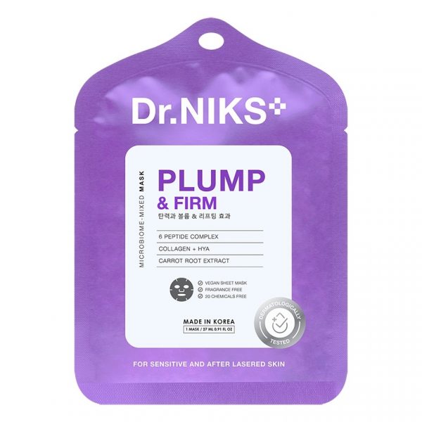 Маска Dr.NIKS Microbiome-Mixed Plump Firm 1'S - Dr.NIKS Microbiome-Mixed Mask Plump  Firm 1'S