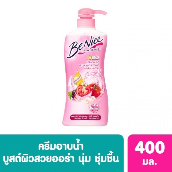 Benice Крем для душа Прекрасное отбеливание 400 мл. ครีมอาบน้ำ - Benice Shower Cream Beautiful Whitening 400 Ml. ครีมอาบน้ำ