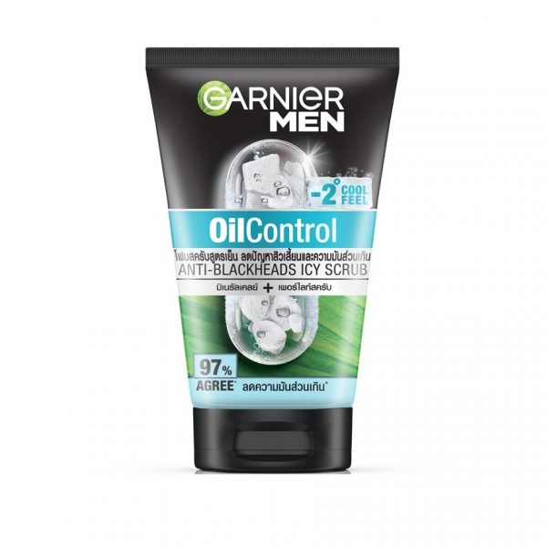 Garnier Men Scrub Oil Control Anti-Blackheads Icy 100 мл. - Garnier Men Scrub Oil Control Anti-Blackheads Icy 100 Ml.