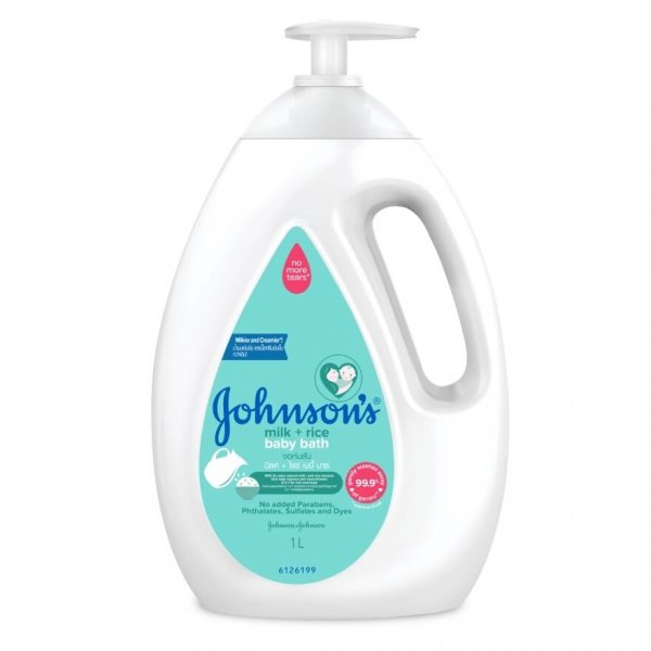 Молочко для ванночки Johnson's Baby + рис 1000 мл. ครีมอาบน้ำนม - Johnson's Baby Bath Milk + Rice 1000 Ml. ครีมอาบน้ำนม ผิวนุ่มชุ่มชื่น