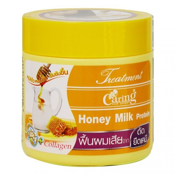 Ухаживающее средство с медом и молочным протеином 250 мл. - Caring Treatment Honey Milk Protein 250 Ml.
