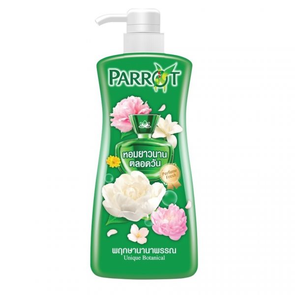 Крем для душа Parrot с уникальным растительным ароматом 450 мл. หอมสดชื่น - Parrot Shower Cream Unique Botanical Fragrance 450 Ml. หอมสดชื่น ชุ่มชื่น