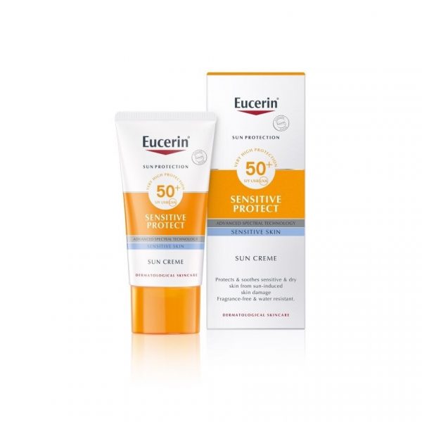 Солнцезащитный крем Eucerin SPF50+ 50 мл. - Eucerin Sun Cream SPF50+ 50ml.