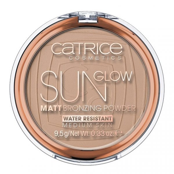 Бронзирующая пудра Catrice Sun Glow Matt, оттенок 030, средний бронзовый - Catrice Sun Glow Matt Bronzing Powder-030 Medium Bronze