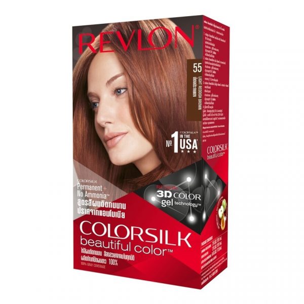 Revlon Colorsilk No.55 Light Reddish Brow - Revlon Colorsilk No.55 Light Reddish Brow