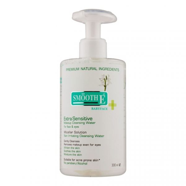 Очищающая вода Smooth E «Экстра Сенситив», 300 мл - Smooth E Extra Sensitive Cleansing Water 300 Ml.
