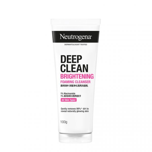 Очищающая пенка для умывания Neutrogena Deep Clean Brightening Foaming Cleanser 100 г. - Neutrogena Deep Clean Brightening Foaming Cleanser 100 G.