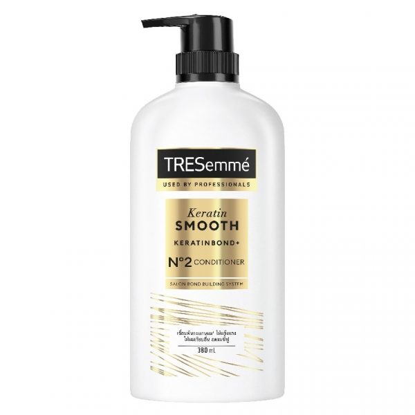 TRESemme Кондиционер с кератином для гладкости 380 мл. Он и его коллеги по работе с клиентами. - TRESemme Conditioner Keratin Smooth 380 Ml. ครีมนวดผม แข็งแรง เรียบลื่น ลดผมชี้ฟู