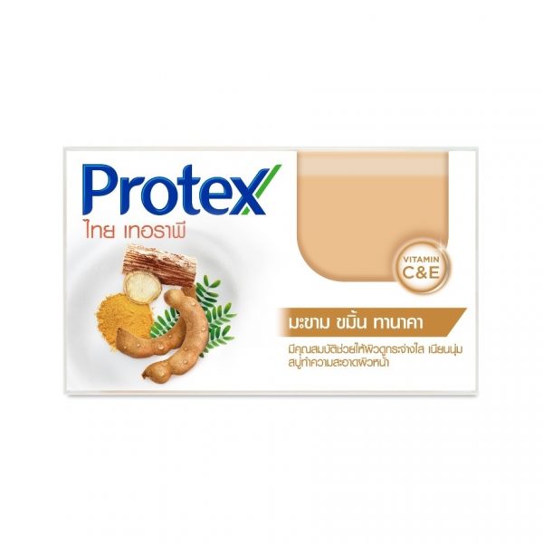Protex Barsoap Thai Therapy Тамаринд Тумерик Танака 120 г. - Protex Barsoap Thai Therapy Tamarind Thumeric Thanaka 120 G. ผิวดูกระจ่างใส เนียนนุ่ม