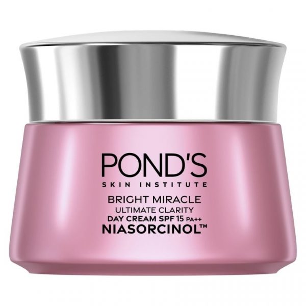 Дневной крем Pond'S Bright Miracle Ultimate Clarity Day Cream SPF15 PA++ Ниасорцинол 45 г. - Pond'S Bright Miracle Ultimate Clarity Day Cream SPF15 PA++ Niasorcinol 45 G.