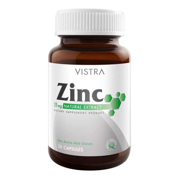 Вистра Цинк 15 мг. 20 капсул - Vistra Zinc 15 Mg. 20 Capsules