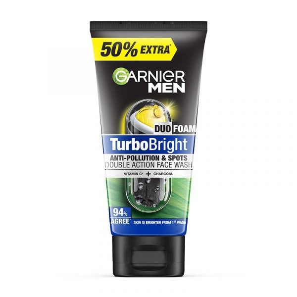 Garnier Men Powerbright Super Duo Foam 150 мл. - Garnier Men Powerbright Super Duo Foam 150 Ml.