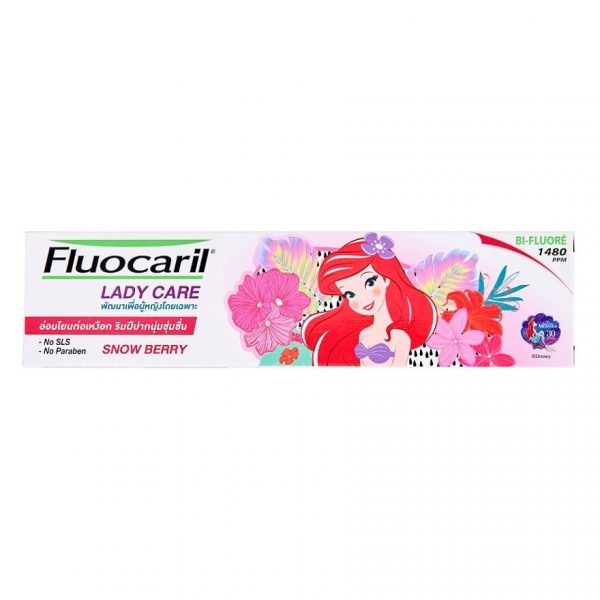 Зубная паста Fluocaril Lady Care со вкусом снежных ягод - Fluocaril Lady Care Snow Berry Toothpaste