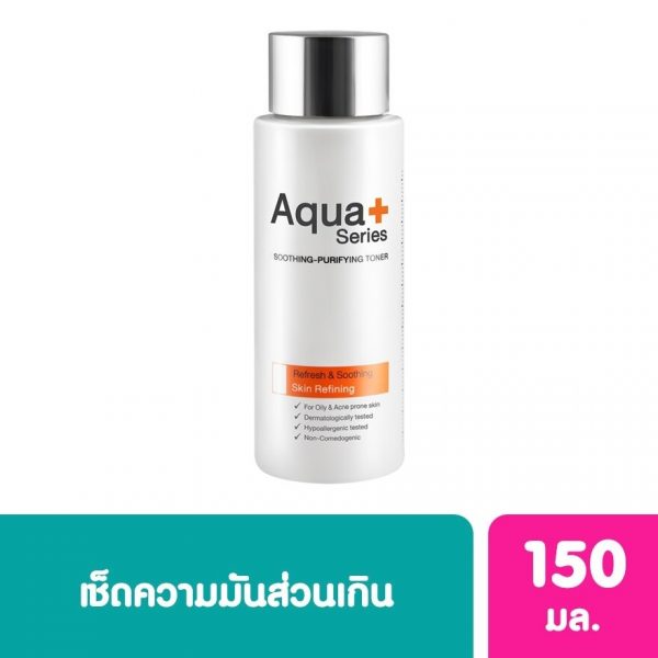 Разглаживающий и очищающий тоник серии Aqua+ 150 мл. - Aqua+ Series Smoothing-Purifying Toner 150ml.