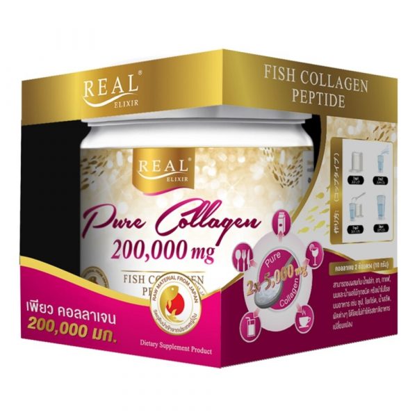 Настоящий эликсир чистый коллаген 200000 мг 200 г - Real Elixir Pure Collagen 200000mg 200g