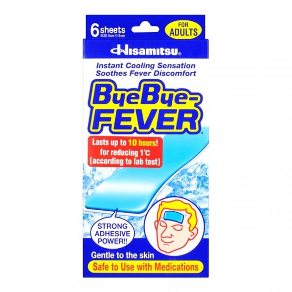 Пока-пока, лихорадка, для взрослых, 6 шт. - Bye Bye Fever Adult 6s