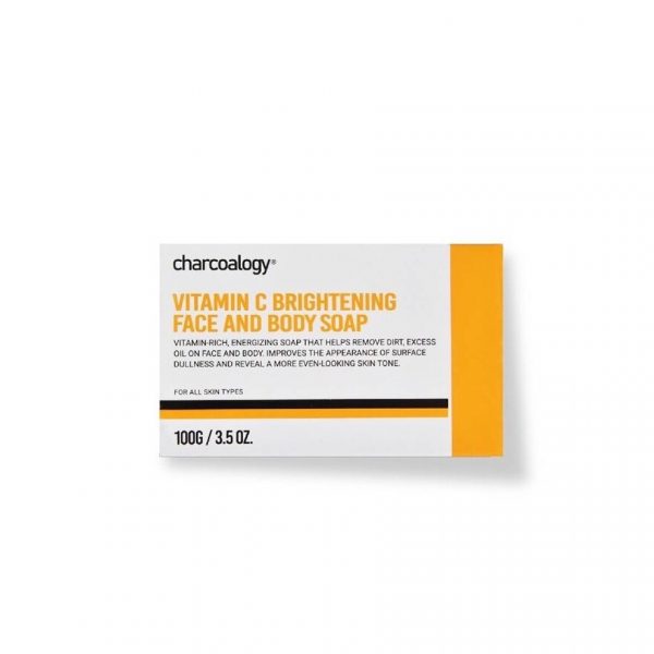 Осветляющее мыло для лица и тела с бамбуковым углем Charcoalogy 100 г. - Charcoalogy Bamboo Charcoal Brightening Face and Body Bar Soap 100g.