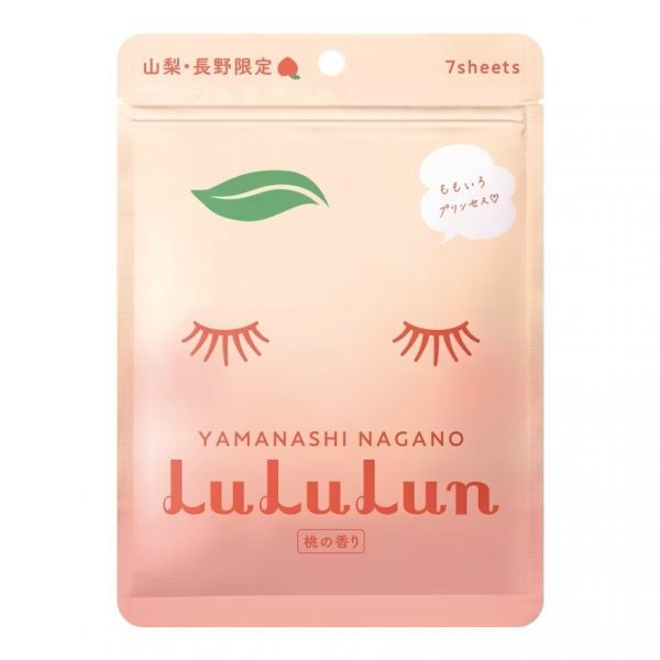 Маска для лица Lululun Персик 7Day 7'S แผ่นมาส์กหน้า ลดเลือนริ้วรอย - Lululun Face Mask Peach 7Day 7'S แผ่นมาส์กหน้า ลดเลือนริ้วรอย