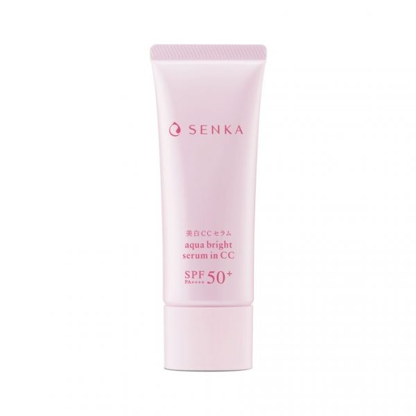 Senka Aqua Bright Serum In CC SPF 50+ PA++++ 40 г. Крем для лица ผิวกระ - Senka Aqua Bright Serum In CC SPF 50+ PA++++ 40 G. เซรั่มบำรุงผิวหน้า ชุ่มชื่น ผิวกระ