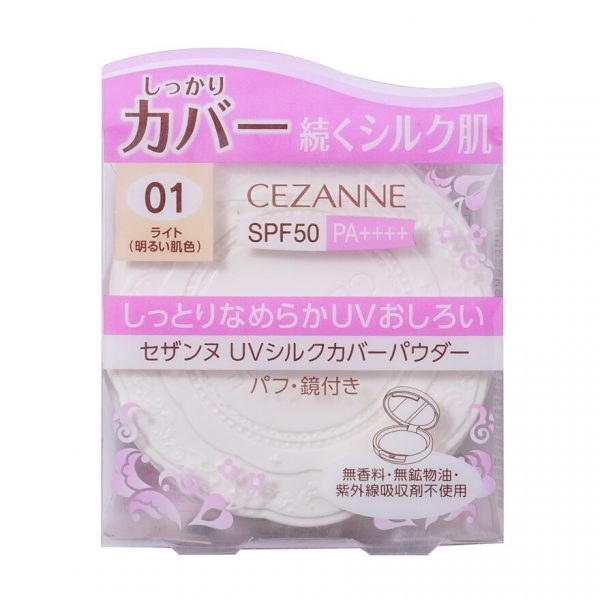 Cezanne УФ-пудра для выравнивания тона кожи (Силк Ковэр Поуидер) 10 г. 01 - Cezanne UV Silk Cover Powder 10g.01