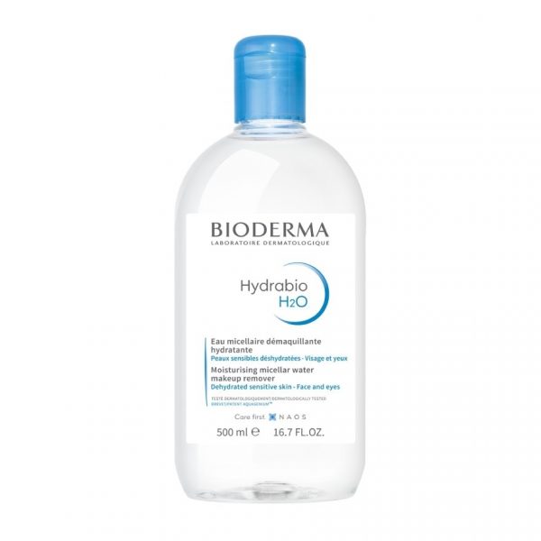Очищающая вода для снятия макияжа BIODERMA Hydrabio H2O 500 мл. - BIODERMA Hydrabio H2O Makeup Remover Cleansing Water 500 ml.