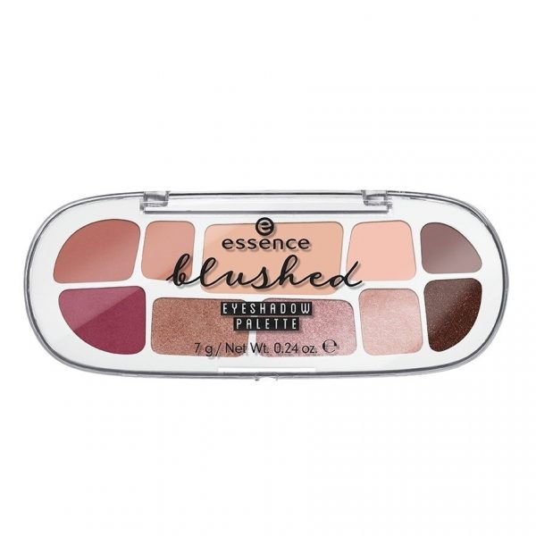 Тушёенная палитра теней Essence «Блоссом Шэйдс» (розовые оттенки), 7 цветов - Essence Blushed Eyeshadow Palette 7G