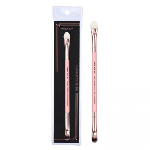 Meilinda «Гэтсби Роуз» — дуотоновый кисть для глаз (1 шт.) - Meilinda Gatsby Rose Dual Eyeshadow Brush 1pcs.