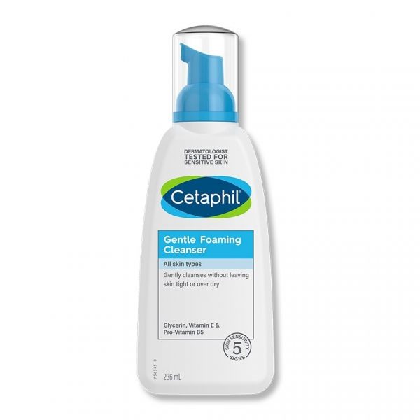 Мягкое пенящееся очищающее средство Cetaphil 236 мл. - Cetaphil Gentle Foaming Cleanser 236ml.