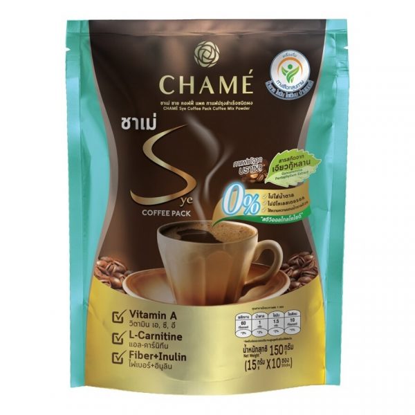 Кофейный пакет Chame'Sye с экстрактом Цзяогулана, 10 пакетиков - Chame'Sye  Coffee Pack Plus  Jiaogulan Extract 10 Sachets