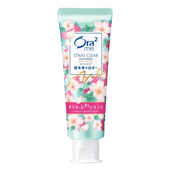 Зубная паста Ora2 Me Stain Clear Fresh Sakura Mint 130 г. - Ora2 Me Toothpast Stain Clear Fresh Sakura Mint 130 G.