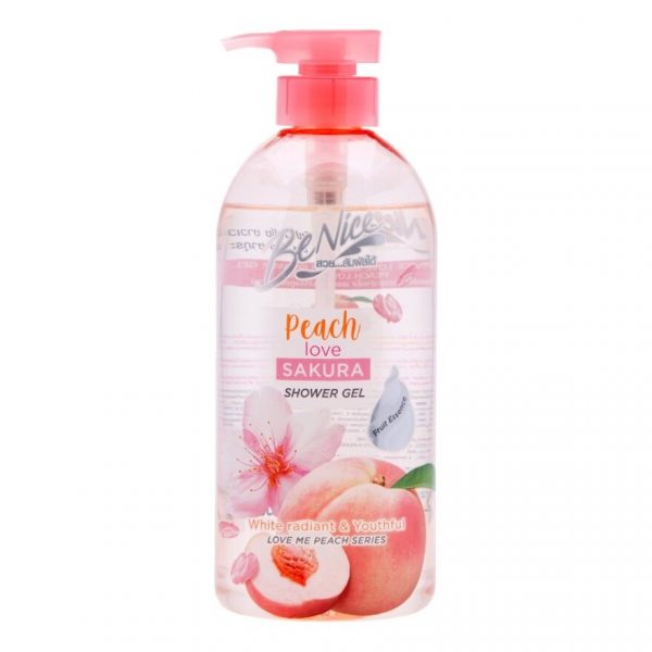 Benice Shower Gel Peach Love Sakura 450 Ml.