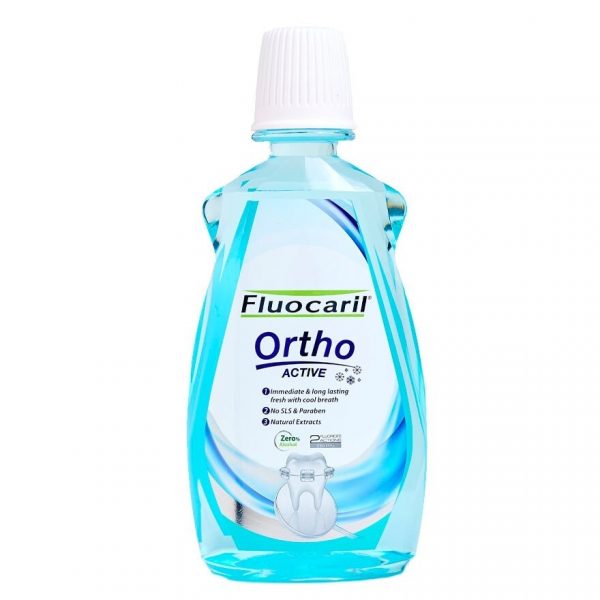 Ополаскиватель для полости рта Fluocaril Ortho Active 500 мл. - Fluocaril Mouthwash Ortho Active 500 Ml.