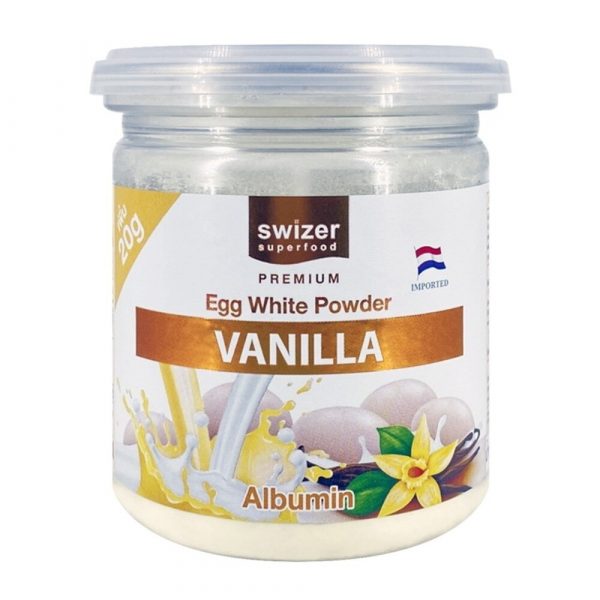 Свизер Яичный Белый Порошок Ваниль 120 г - Swizer Egg White Powder Vanilla 120 g