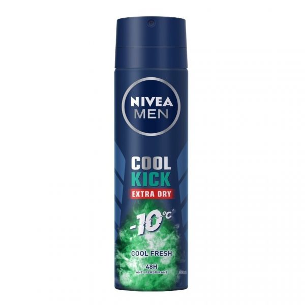 Nivea Men Спрей Coolkick Cool Fresh 150 мл. ผู้ชาย สเปรย์ ระงับกลิ่นกาย - Nivea Men Spray Coolkick Cool Fresh 150 Ml. ผู้ชาย สเปรย์ ระงับกลิ่นกาย