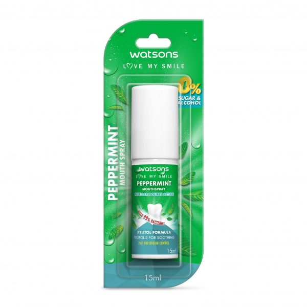 Спрей для полости рта Watsons Peppermint 15 мл. - Watsons Peppermint Mouth Spray 15ml.