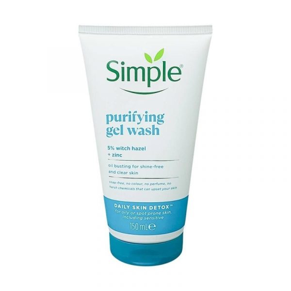 Очищающее средство для умывания лица Simple Daily Skin Detox 150 мл. - Simple Daily Skin Detox Purifying Facial Wash 150 Ml.