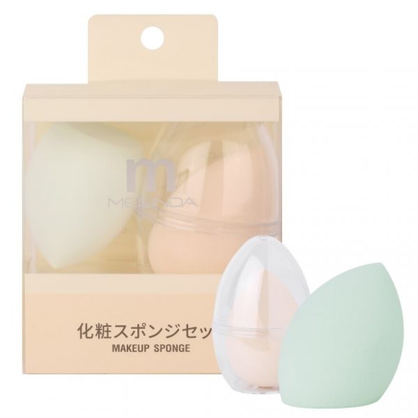 Кремовый двойной спонж для макияжа Meilinda, 2 шт. - Meilinda Creamy Dual Make Up Sponge 2pcs.