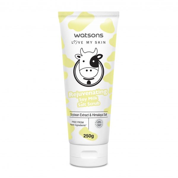 Омолаживающий солевой скраб с соевым молоком Watsons Love My Skin 250 г. - Watsons Love My Skin Rejuvenating Soy Milk Salt Scrub 250g.