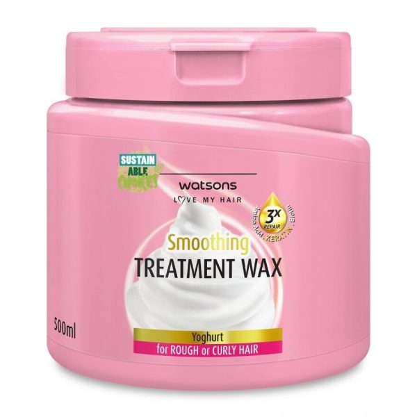 Восковой йогурт Watsons Treatment для жестких или вьющихся волос 500 мл. - Watsons Treatment Wax Yoghurt for Rough or Curly Hair 500ml.