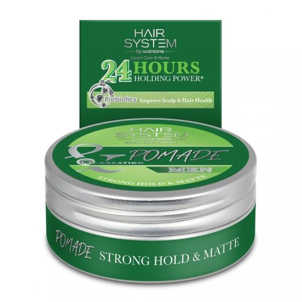 Система укладки волос Watsons Pomade Strong Hold Matte 75 г - Hair System By Watsons Pomade Strong Hold  Matte 75g