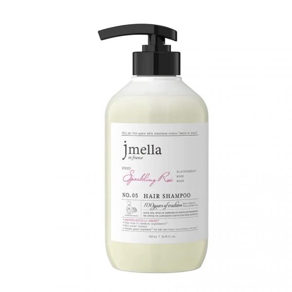 Jmella во Франции Шампунь для волос «Искрящаяся роза» 500 мл. - Jmella in France Sparkling Rose Hair Shampoo 500 ml.