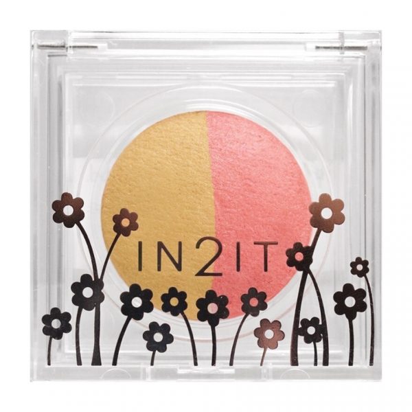 In2it Дуо Шеерный шиммер румяна 3,5 г — №01 Персиковый блистающий - In2it Duo Sheer Shimmer Blush 3.5g. 01 Peach Dazzling