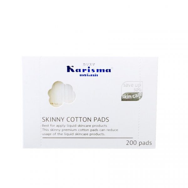 Каризма Скинни Коттон Пэды (200 штук) - Karisma Skinny Cotton Pads 200 Pads.