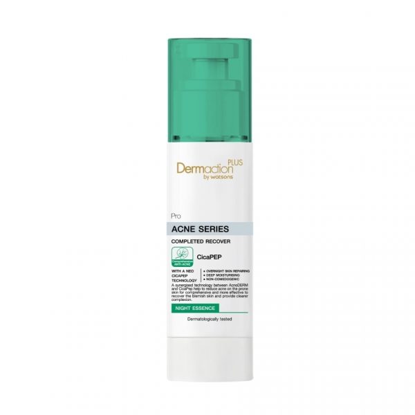 Dermaction Plus от Watsons Pro Acne Series Completed Recover Night Essence 40 мл - Dermaction Plus by Watsons Pro Acne Series Completed Recover Night Essence 40ml