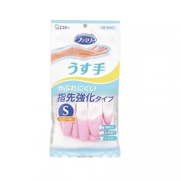 Shaldan Glove PVC Family Yubikyoka Pink Size S