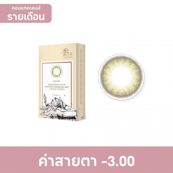 Pegavision Monthly Kaori Gardenia Brown -3.00 (2 шт.) - Pegavision Monthly Kaori Gardenia Brown -3.00 (2 pcs)
