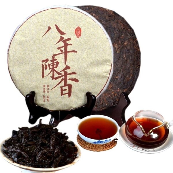 Чай Пуэр черный Ripe Puer Black Yunnan Menghai Seven Sons Organic Tea, 357 гр. Китай