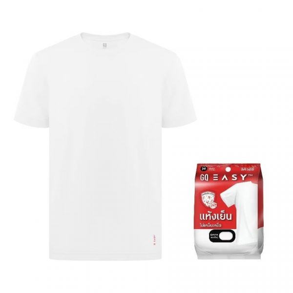Футболка GQ Easy белая, размер M - GQ Easy T-Shirt White Size M