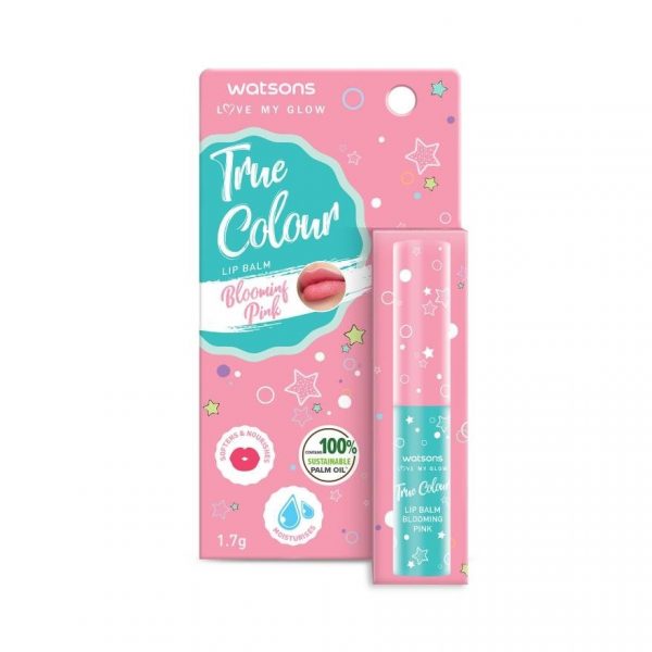 Бальзам для губ Watsons True Colour Blooming Pink 1,7 г - Watsons True Colour Blooming Pink Lip Balm 1.7g