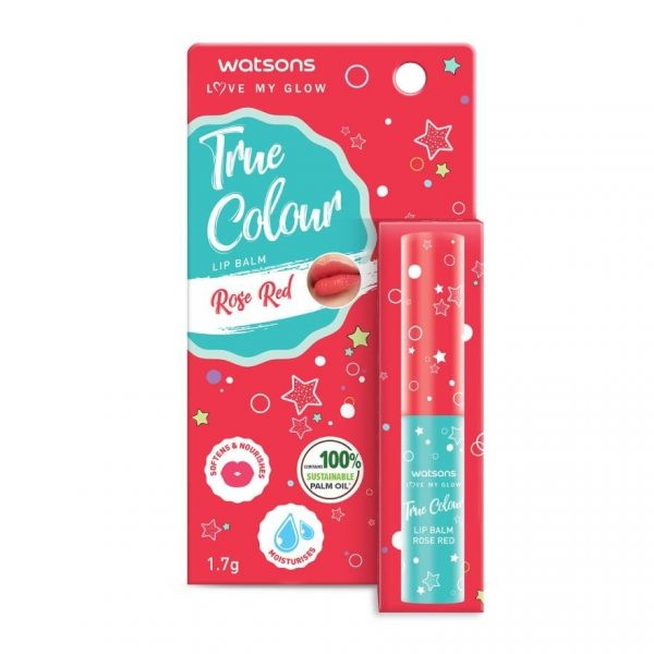 Бальзам для губ Watsons True Colour Rose Red 1,7 г - Watsons True Colour Rose Red Lip Balm 1.7g
